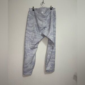 Lululemon Athletica Gray Camo Leggings